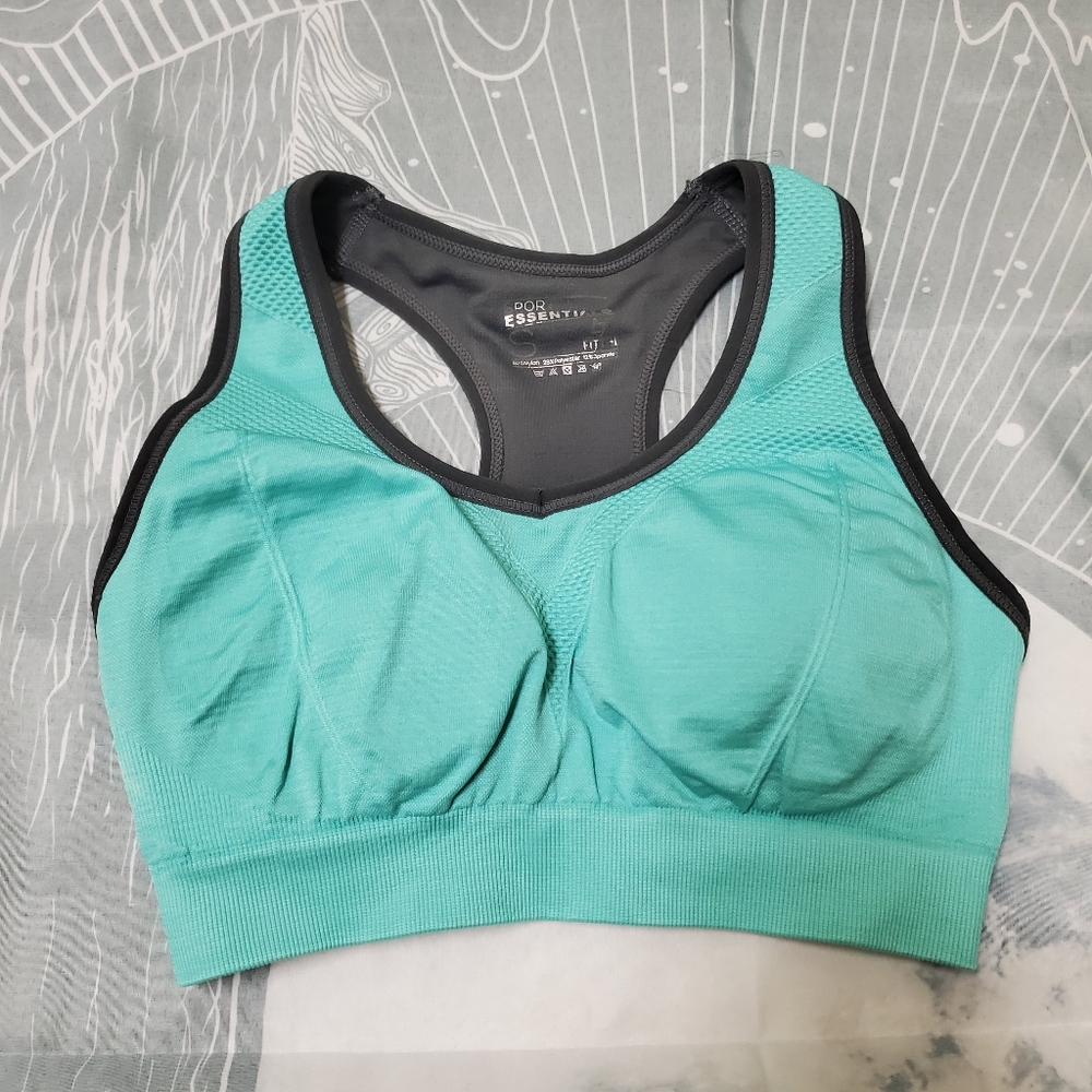 Light Blue Sports Bra, Size S